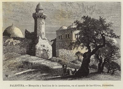 Palestyna, Meczet i Bazylika Wniebowstąpienia, na Górze Oliwnej, Jerozolima autorstwa European School