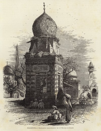 Palestyna, muzułmańskie świątynie w Haram-es-Cherif autorstwa European School