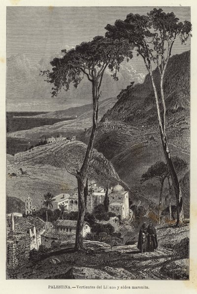 Palestyna, Vertientes del Lilano i wieś maronitów autorstwa European School