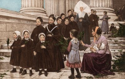 Niedziela Palmowa (fotograwiura kolorowa) autorstwa European School