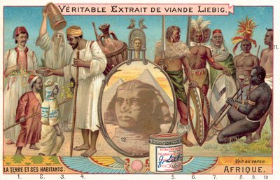 Ludy Afryki (chromolitho) autorstwa European School