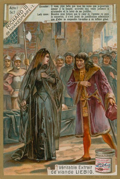 Ryszard III i Lady Anna autorstwa European School