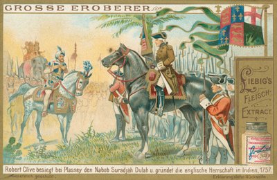 Robert Clive (chromolitho) autorstwa European School