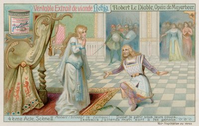 Robert wyznaje swoje zło księżniczce Isabelle autorstwa European School