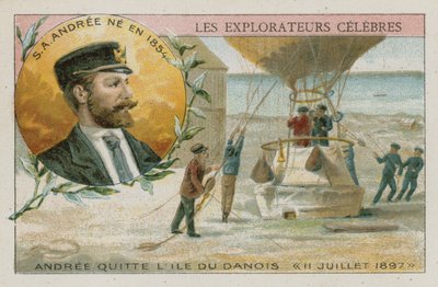 Salomon August Andree (chromolitho) autorstwa European School