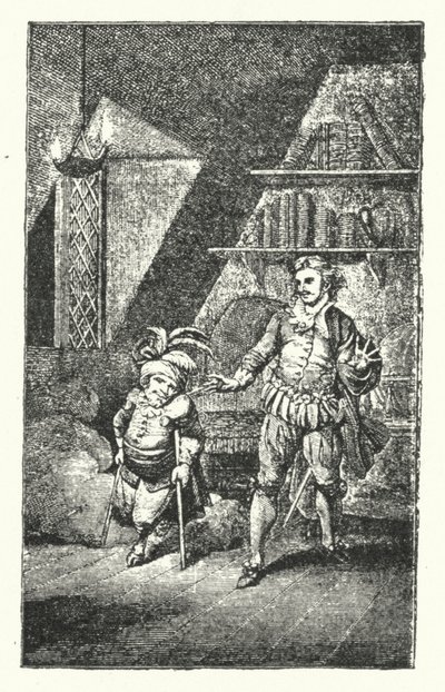 Scena z pierwszej opery Josepha Haydna Der krumme Teufel (Grawerowanie) autorstwa European School