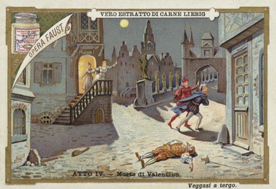 Scena z Fausta, opery Charlesa Gounoda autorstwa European School