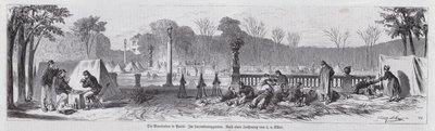 Scena w Jardin du Luxembourg pod Komuną Paryską autorstwa European School