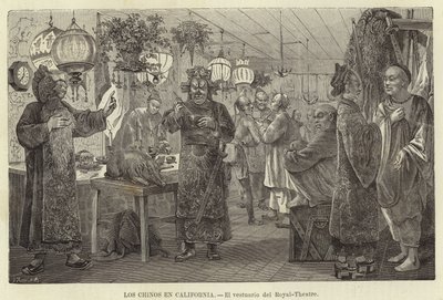 Chińczycy w Kalifornii - El vestuario del Royal-Theatre autorstwa European School