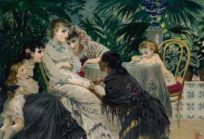 Wróżka (chromolitho) autorstwa European School