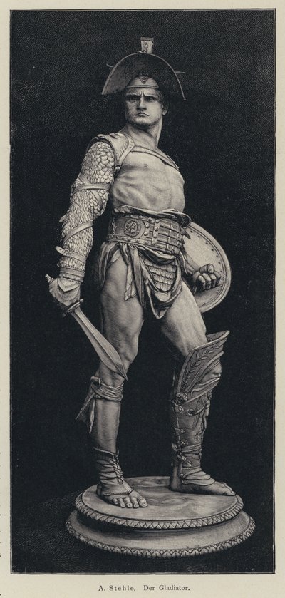 Gladiator (rycina) autorstwa European School