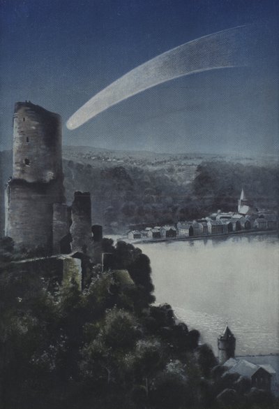 Wielka Kometa 1811 (kolor lito) autorstwa European School