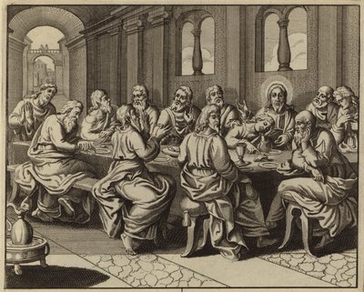 Ostatnia Wieczerza (rycina) autorstwa European School