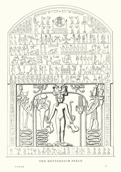 Stela Metternicha (litografia) autorstwa European School