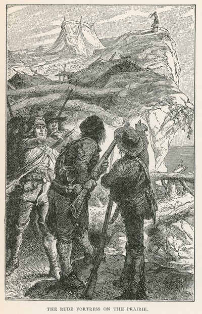 Niegrzeczna twierdza na prerii (rycina) autorstwa European School