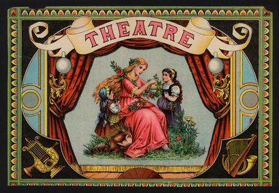 Teatr (litografia kolorowa) autorstwa European School