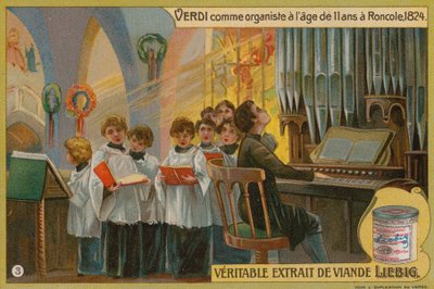 Verdi gra na organach w Roncole autorstwa European School