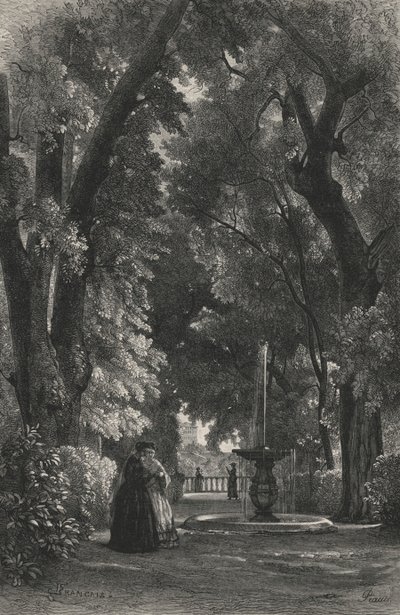 Willa Conti-Torlonia (grawerowanie) autorstwa European School