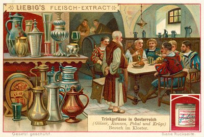 Wizyta w klasztorze w Austrii (chromolitho) autorstwa European School
