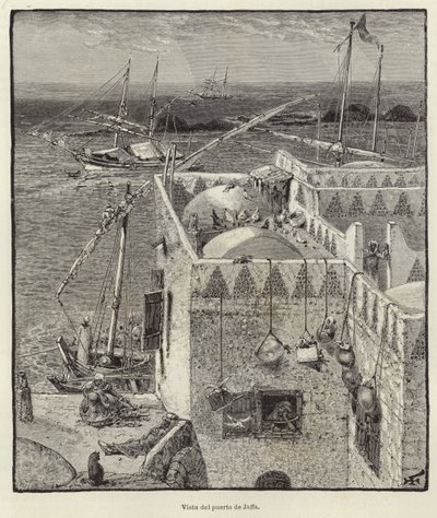 Widok na port Jaffa autorstwa European School