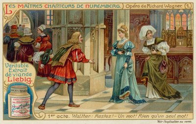 Walther i Eva spotykają się w katedrze autorstwa European School