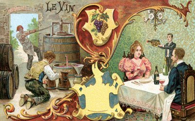 Wino, 1899 autorstwa European School