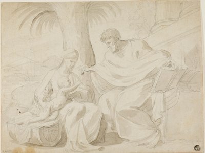 święta Rodzina autorstwa Eustache Le Sueur