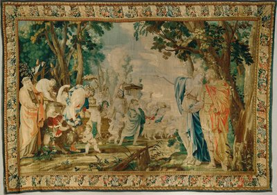 Poliphilo uczestniczy w triumfie Bachusa autorstwa Eustache Le Sueur