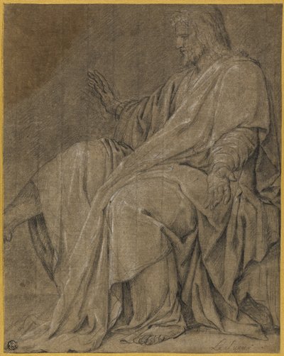 Studium dla św. Ludwika Uzdrawiającego Chorych autorstwa Eustache Le Sueur
