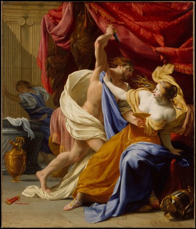 Gwałt na Tamar autorstwa Eustache Le Sueur