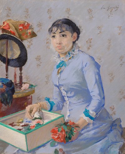 The Milliner autorstwa Eva Gonzalès