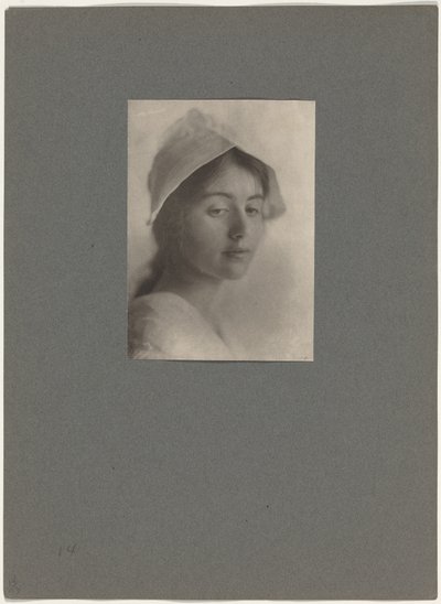 A Study Head, 1910 (zdjęcie) autorstwa Eva Watson