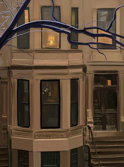 589 Seventh Street. Brooklyn (sztuka cyfrowa) autorstwa Evan Sklar