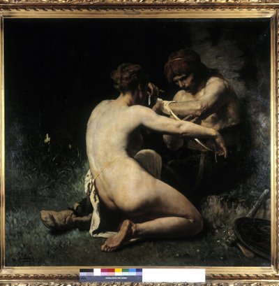 Galowie boli (olej na płótnie) autorstwa Evariste Vital Luminais