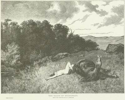 Śmierć Brunehauta autorstwa Evariste Vital Luminais