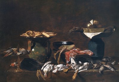 Martwa kuchnia autorstwa Evaristo Baschenis