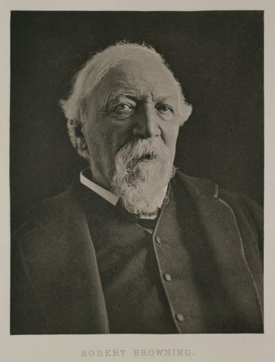Portret Roberta Browninga (1812-89), ok.1889 autorstwa Eveleen Myers