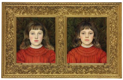 Portrety Alice Mildred i Winifred Julia Spencer Stanhope, 1884 autorstwa Evelyn De Morgan
