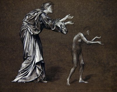 Św. Krystyna daje klejnoty swojego ojca autorstwa Evelyn De Morgan