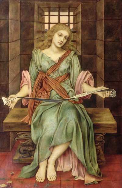 Więzienie Duszy, 1888 autorstwa Evelyn De Morgan