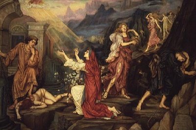 Dolina Cieni autorstwa Evelyn De Morgan