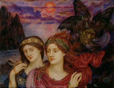 Wizja, 1914 autorstwa Evelyn De Morgan
