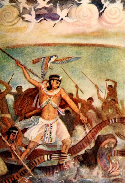 „Horus w bitwie”, 1915. autorstwa Evelyn Paul