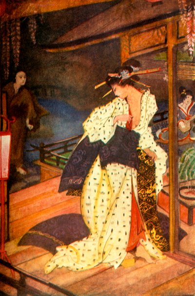 „Kiyo i ksiądz”, 1912. autorstwa Evelyn Paul