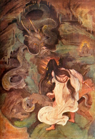 „Tokojo i wąż morski”, 1912. autorstwa Evelyn Paul