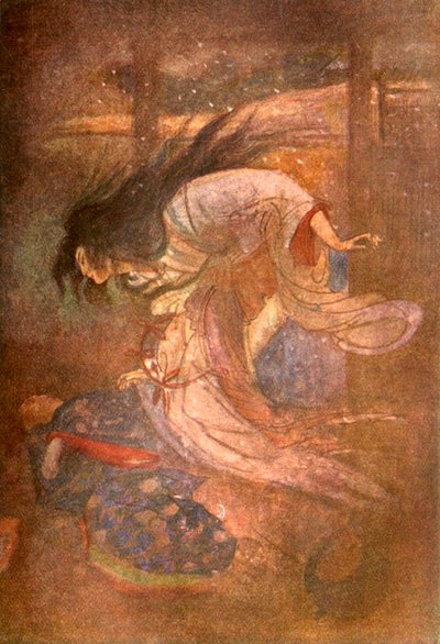 „Yuki-Onna, Pani Śniegu”, 1912. autorstwa Evelyn Paul