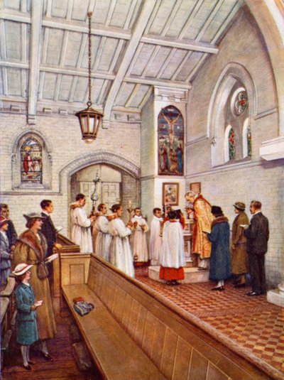 „Chrztujcie wszystkie narody” (kolor lito) autorstwa Evelyn Stuart Hardy