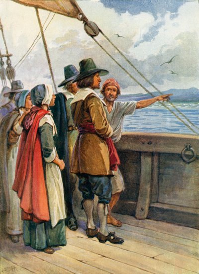 Ilustracja dla młodych pielgrzymów autorstwa Evelyn Stuart Hardy