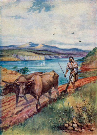 Orka w krainie Jezusa (kolor lito) autorstwa Evelyn Stuart Hardy