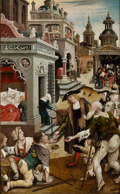 Scena z życia św. Rocha, 1517. autorstwa Everaert Orley
